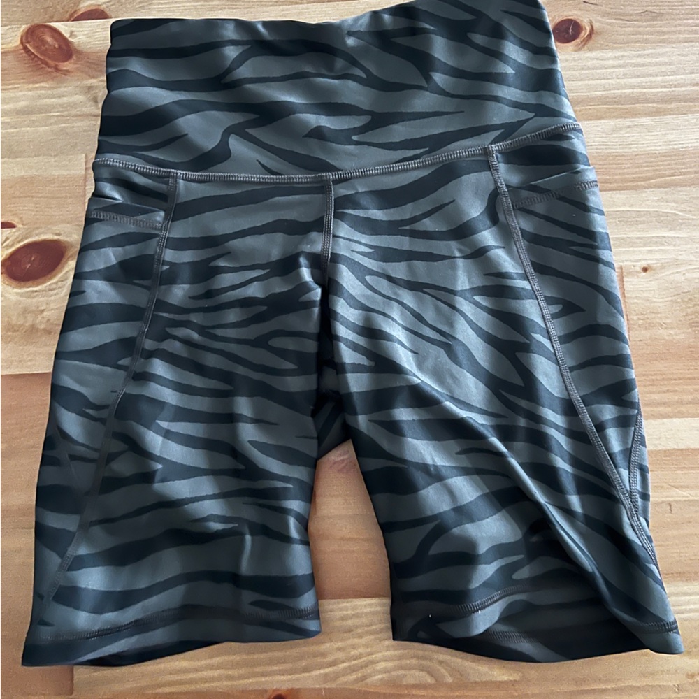 Zebra Print Old Navy Biker Shorts, Small